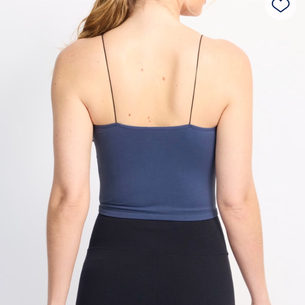 Free people Navy Blue skinny strap brami - Picture 2 of 6